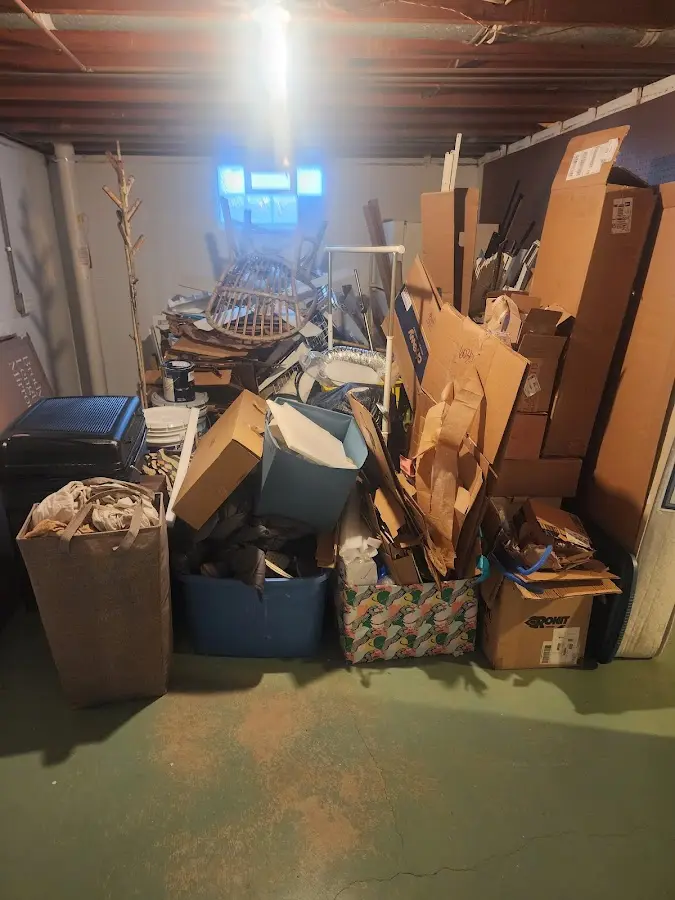 Roll-off dumpster container at job site for Roll Off Dumpster Rental in Selma